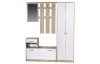 Předsíňová skříň Astor Cabinet, dub/bílá