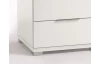 Vyšší noční stolek Anton, bílá/beton