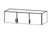 Skříňový nástavec Bremen, 136 cm, bílý