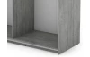 Šatní skříň Carlos 150 cm, šedý beton
