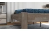 Postel Tema Futon 180x200 cm, šedý buk