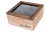 Box na čaj Vintage Home 16x8 cm, dřevěný