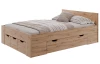 Postel Astral 140x200 cm, dub artisan