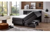 Postel boxspring Portage 160x200 cm, antracitová látka