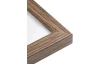 Rámovaný obraz Černá geometrie, 15x60 cm