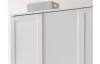 Šatní skříň Nadja, 135 cm, bílá