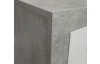 Komoda Stone 147 cm, beton/bílá