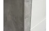Komoda Stone 147 cm, beton/bílá