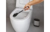 WC štětka plochá se stojanem Cleany, nerez