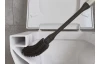 WC štětka plochá se stojanem Cleany, nerez