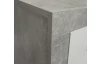 Komoda Stone 82 cm, beton/bílá