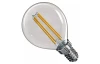 LED žárovka Filament mini globe, E14, 3,4 W, 470 lm