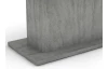 Jídelní stůl Paulo 160x90 cm, bílý/beton, rozkládací