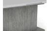 Jídelní stůl Paulo 160x90 cm, bílý/beton, rozkládací