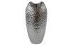 Váza Modern 29 cm, stříbrná, atypický tvar