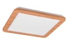 Stropní LED osvětlení Camillus 30x30 cm, imitace dřeva