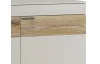 Široká komoda Romy 182,5 cm, šedá/dub