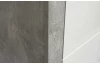 Komoda Stone 117 cm, beton/bílá