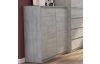 Skříňka Carlos 80 cm, šedý beton