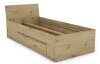 Postel se zásuvkami Carlos 90x200, dub artisan