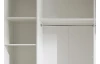 Šatní skříň Maturs, 267 cm, bílá