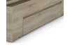 Postel se zásuvkami Carlos 90x200, dub sonoma
