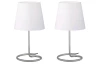 Stolní lampička - set 2 ks Twin, bílá