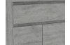 Skříňka se šuplíkem Carlos, šedý beton, 80 cm