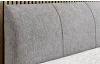 Velká rodinná postel boxspring Cody 240x200 cm, holubí šedá látka