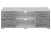 TV stolek Oskar TV, bílý/beton, 120 cm