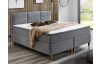 Postel boxspring Ardi 180x200 cm, šedá tkanina