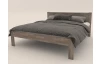Postel Fava 180x200 cm, šedý buk
