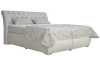Postel boxspring Agnes 180x200 cm, krémová látka