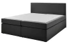 Postel boxspring Aston 160x200 cm, antracitově šedá látka