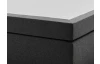 Postel boxspring Aston 160x200 cm, antracitově šedá látka
