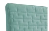 Postel Rita 180x200 cm, aqua modro-zelená látka