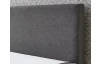 Postel boxspring Aston 120x200 cm, středně šedá látka