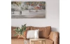 Ručně malovaný obraz Romantika 150x50 cm, výrazná struktura