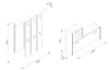 Předsíňová stěna Vincent, dub wotan