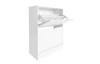 Botník Rubble, 2dveřový, bílý