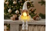 Vánoční dekorace LED Sedící anděl 55 cm, mix