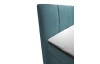 Postel boxspring Fresco 180x200 cm, petrolejová látka