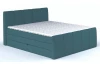 Postel boxspring Fresco 180x200 cm, petrolejová látka