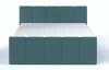 Postel boxspring Fresco 180x200 cm, petrolejová látka