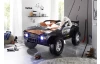 Dětská postel Jeep 90x200 cm, černé závodní auto