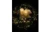 LED svíčka 12 cm, krémová, s voskem