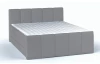 Postel boxspring Fresco 180x200 cm, světle šedá látka