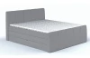 Postel boxspring Fresco 180x200 cm, světle šedá látka