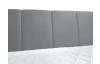 Postel boxspring Fresco 180x200 cm, světle šedá látka