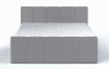 Postel boxspring Fresco 180x200 cm, světle šedá látka